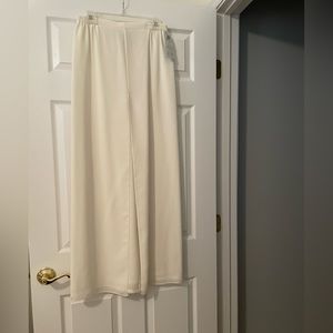 Evening palazzo pants, ivory, Papell Evenings